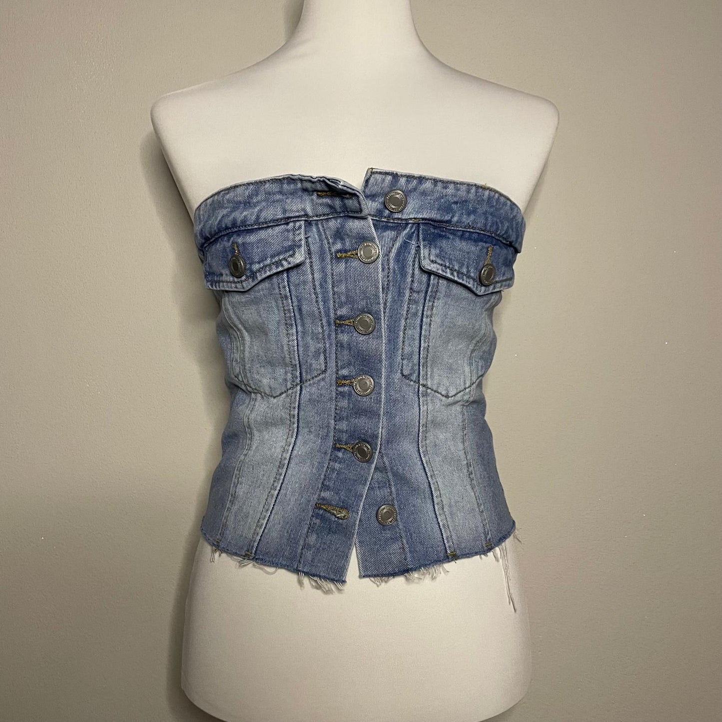 DENIM CORSET